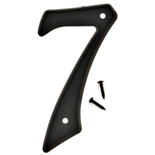 Hy-Ko 4In Black Plastic Number 7, 10PK A10297 - main
